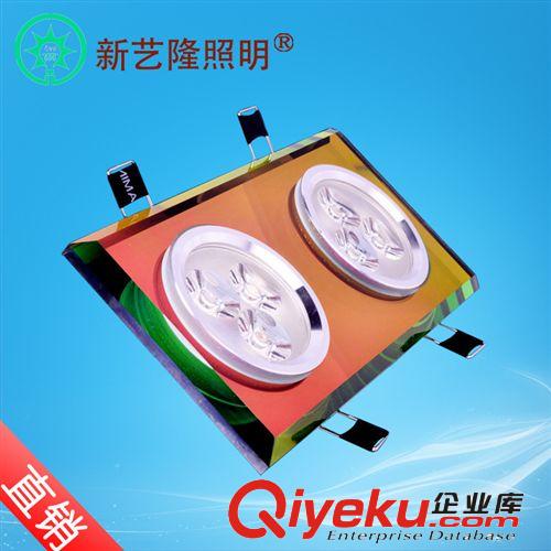LED天花燈 廠家直銷優質3Wled水晶天花筒燈客廳背景墻節能燈具開孔60-80mm原始圖片2