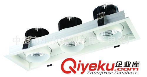 LED格柵射燈系列 強(qiáng)人LED格柵燈 18W/36W/54Wled雙頭格柵燈 豆膽燈大功率 GS5061原始圖片3