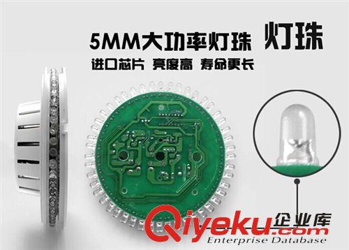 LED舞臺效果燈 LED燈飾批發 LED聲控小太陽燈 飛碟燈 聲控舞臺燈 七彩旋轉燈原始圖片2