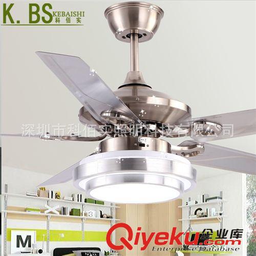 風扇吊燈 科佰實中式5葉電風扇燈52寸優質鐵葉LED18W一件代發淘寶貨源包郵原始圖片2