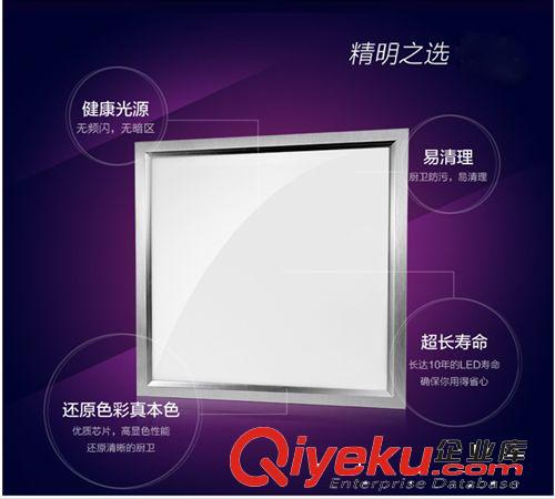 LED面板燈 LED面板燈 石膏板LED吊頂燈 8W集成吊頂LED平板燈 廚衛燈原始圖片3