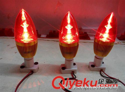 LED成品區(qū) 廠家直供 LEDe12e14紅色燈泡 佛臺(tái)神臺(tái)專用 車鋁 大功率原始圖片2