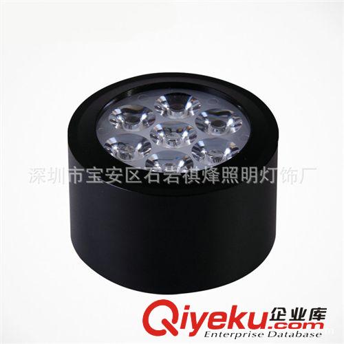 LED成品區 祺烽照明LED明裝筒燈3w5w7w射燈天花筒燈圓形超薄射燈背景墻筒燈原始圖片3