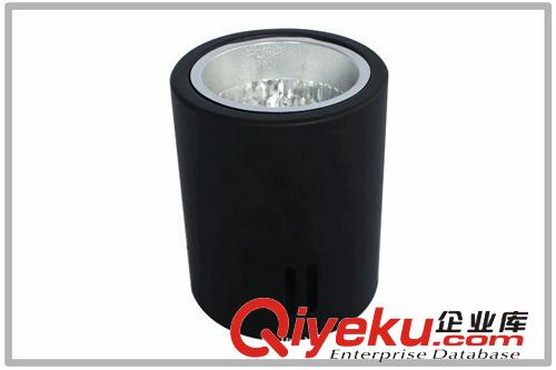 LED成品區(qū) LED e27明裝筒燈外殼2.5寸3寸3.5寸4寸5寸6寸8寸圓形黑色白色原始圖片2