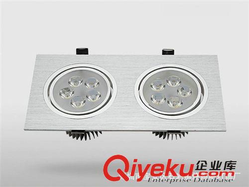 LED成品區(qū) tjled雙頭射燈 長方形正方形格柵燈天花燈 3w5w7w9w全套原始圖片2