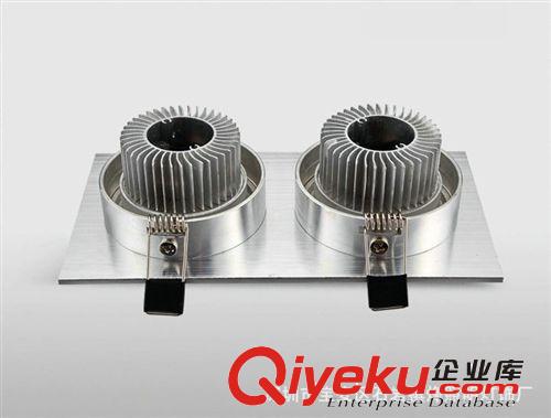 LED成品區(qū) tjled雙頭射燈 長方形正方形格柵燈天花燈 3w5w7w9w全套原始圖片3