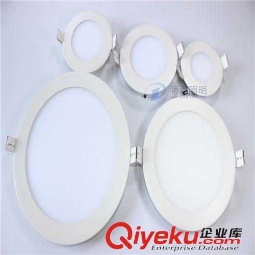 LED成品 led筒燈天花射燈 LED圓形方形超薄面板燈 3W5W7W9W12W15廠家批發原始圖片3