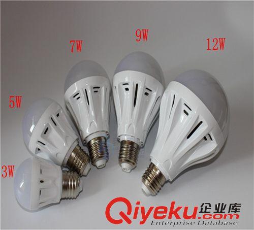 LED成品 LED聲光控塑料球泡燈 LED聲控樓道過道感應燈 停車場聲控LED燈