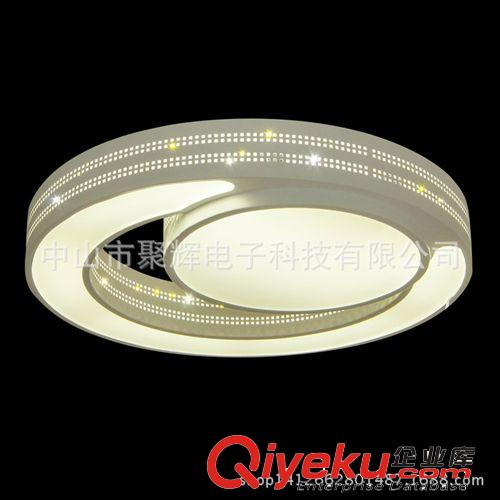 LED圓形吸頂燈 聚欣LED現(xiàn)代新穎簡約低耗{gx}吸頂燈原始圖片2
