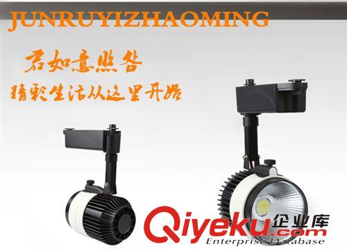 LED軌道燈 廠家直銷LED軌道射燈COb20W 服裝店導軌燈 集成射燈櫥窗燈原始圖片3