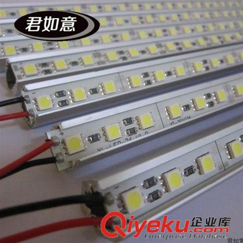 T5、T8燈管 5050 60燈高亮V槽防水LED 硬燈帶 LED櫥柜燈條 5050 60燈高亮