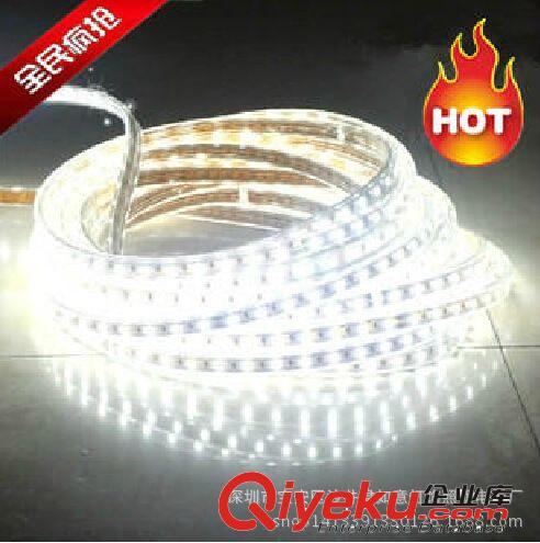 LED燈條、燈帶 LED燈帶高亮款5050貼片60珠吊頂燈槽220VLED燈帶燈條zp