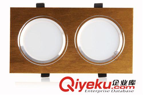 筒燈 LED雙頭長方形筒燈3W 5W 7W 12瓦 單頭方形天花洞燈原始圖片2