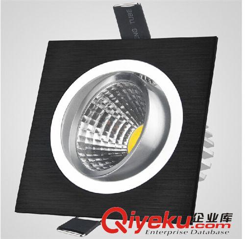 射燈 方形COB射燈3W5W 7W 12瓦格柵天花燈