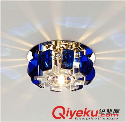 吸頂燈 LED水晶玄關燈3W 5W南瓜等水晶射燈吸頂原始圖片3