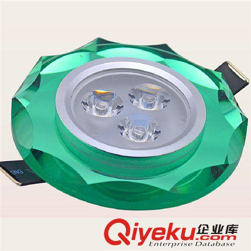 水晶玄關燈 led水晶天花筒燈 1W 3W 5W 7瓦 玄關燈 過道燈開孔60-80mm