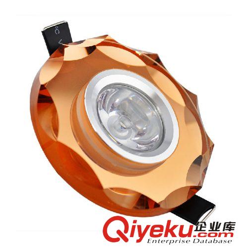 水晶玄關燈 led水晶天花筒燈 1W 3W 5W 7瓦 玄關燈 過道燈開孔60-80mm