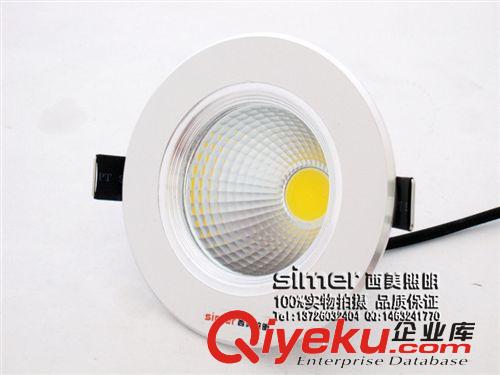 LED天花燈成品系列 【廠價直銷】熱賣高品質COB光源3W-5WCOB筒燈 2.5寸筒燈原始圖片3