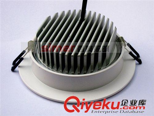 LED天花燈成品系列 【西美照明】工廠熱銷LED天花燈刀片散熱器 9W 12W高亮天花射燈原始圖片2