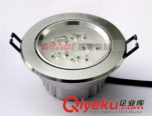 LED天花燈成品系列 工廠低價熱銷高品質COB光源5W高光銀LED天花射燈，質保三年