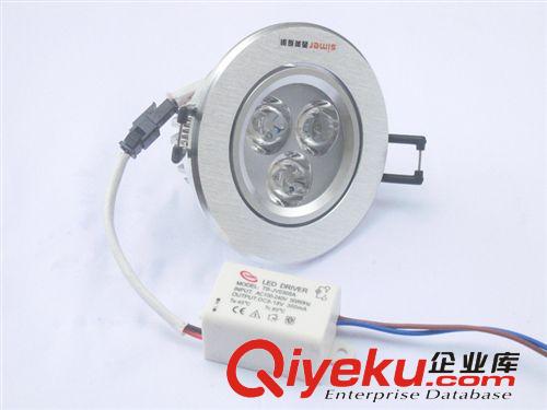 LED天花燈成品系列 【企業集采】背景墻展示柜精品柜用gd高亮款3WLED天花射燈原始圖片2