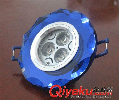 LED水晶天花燈成品系列 【企業集采】三年品質保證奢華系列3WLED水晶天花射燈原始圖片3