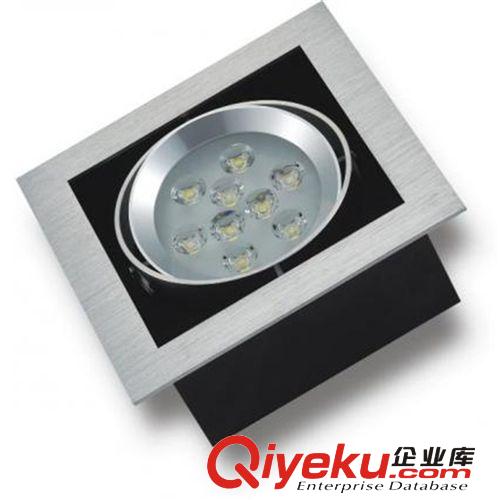 豆膽燈/格柵燈 廠家直銷 LED豆膽燈 LED格柵燈 斗膽燈9*1W LED射燈全套 led原始圖片2