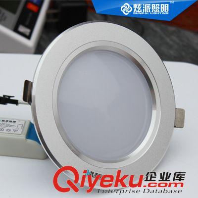 LED天花筒燈 炫派 12W超亮！LED天花燈 射燈4寸led筒燈 客廳臥室燈背景墻射燈原始圖片2