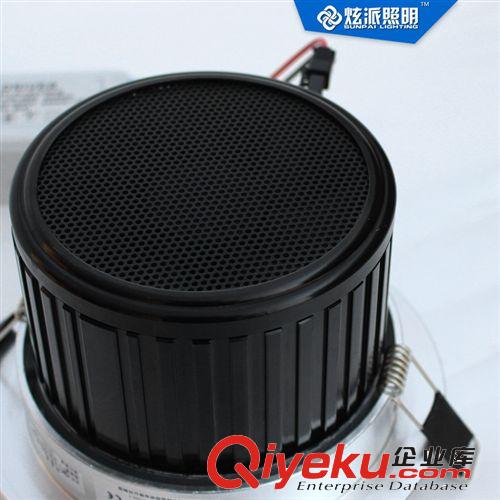 LED天花射燈 超亮12*3/36w 帶風扇 led射燈柜臺珠寶店鋪專用天花燈全套嵌入式原始圖片2