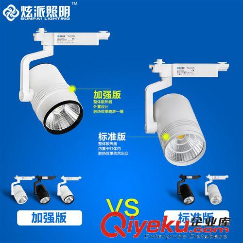 LED軌道射燈 炫派 Cool6 帶風(fēng)扇12/20/30w LED軌道燈COB導(dǎo)軌射燈服裝店鋪射燈原始圖片2