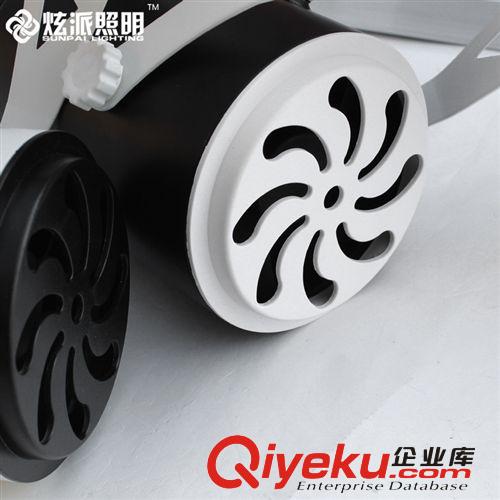 LED軌道射燈 炫派照明 帶風扇 30w LED軌道燈導軌射燈 服裝店鋪背景墻射燈原始圖片3