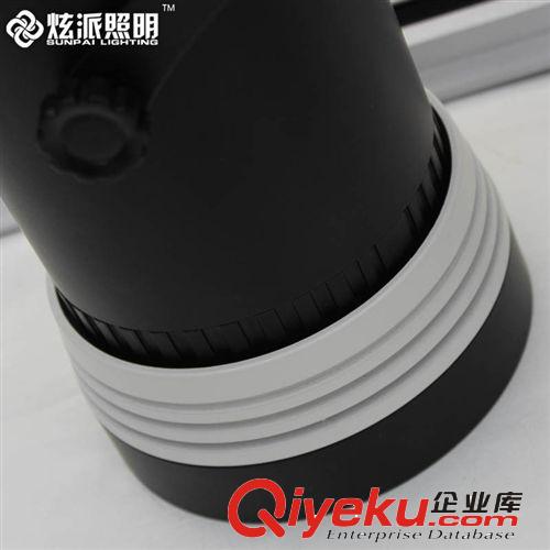LED軌道射燈 炫派照明 18*2 36w風扇晶元led軌道燈導軌燈滑道射燈服裝店鋪背景