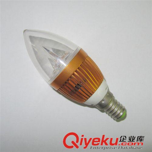 LED蠟燭燈 廠家批發水晶燈專用LED蠟燭燈 3W 5W三叉360度發光LED拉尾燈批發