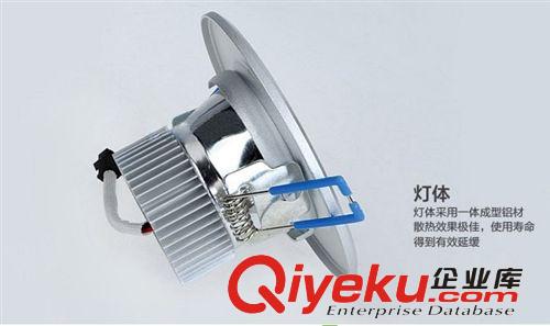 LED燈具 餐廳燈現代簡約4寸LED筒燈燈具臥室客廳燈餐書房LED全套射燈筒燈原始圖片2