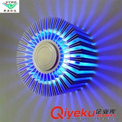 LED壁燈 廠家直銷 新源旺達多功能多色溫LED太陽花過道燈 批發.