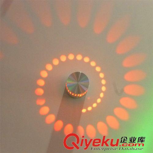 LED壁燈 廠家直銷 多功能多色溫過道燈 LED圓形旋孔壁燈 酒吧舞廳壁燈.原始圖片3