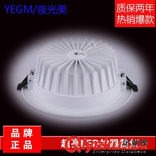 LED筒燈專區 夜光美 12WLED筒燈 24Wled筒燈全套6寸客廳吊頂防霧LED筒燈原始圖片3