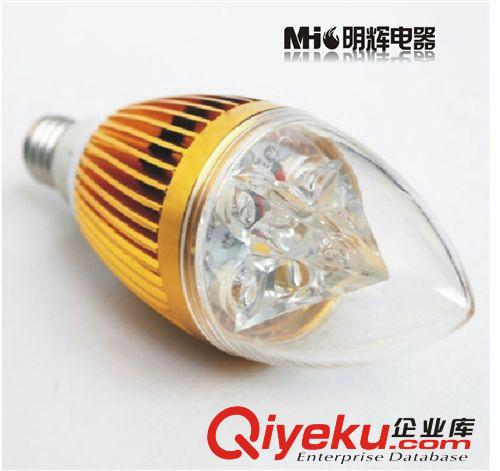 LED蠟燭燈 LED蠟燭燈5W 尖泡拉尾燈水晶燈專用E14 27 LED蠟燭燈led 節能燈泡