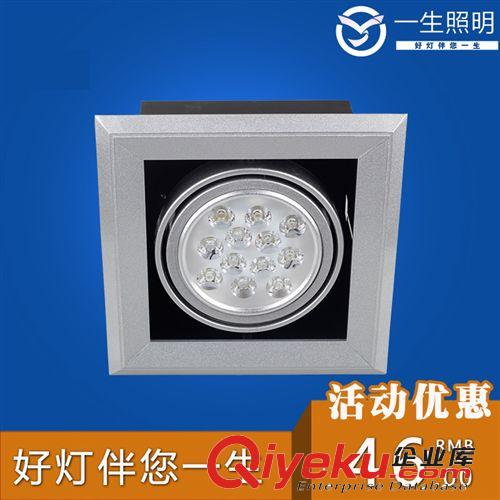 LED豆膽燈 〖一生照明〗12W雙頭方形LED豆膽燈 24WLED格柵射燈