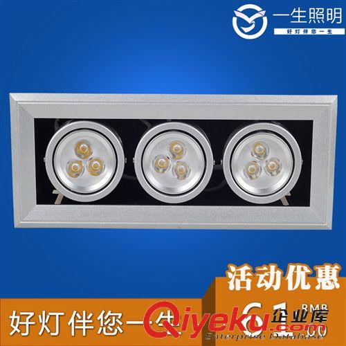 LED豆膽燈 〖一生照明〗12W雙頭方形LED豆膽燈 24WLED格柵射燈
