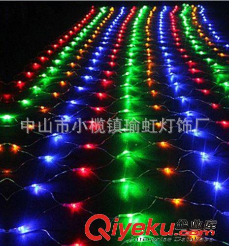 更多產品 廠家直銷方形彩色PVC線戶外防水裝飾網燈 LED彩燈串 酒店裝飾