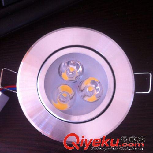 LED天花燈 LED射燈 背景墻燈 吊頂5W天花燈 3W浴室書房燈 超亮LED筒燈