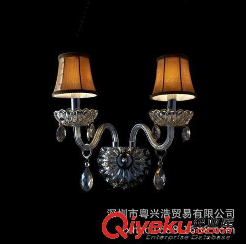 LED壁燈 歐式現(xiàn)代水晶吊燈 奢華水晶蠟燭燈 干邑客廳餐廳臥室燈