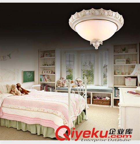 歐式風格 歐式燈飾鑲水晶吸頂燈 臥室燈過道陽臺玄關走廊燈具 中山燈具批發(fā)原始圖片3