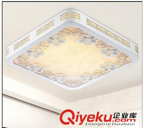 客廳燈 雕花LED吸頂燈 節(jié)能方形客廳燈 現(xiàn)代簡約餐廳燈書房臥室吸頂燈具原始圖片3