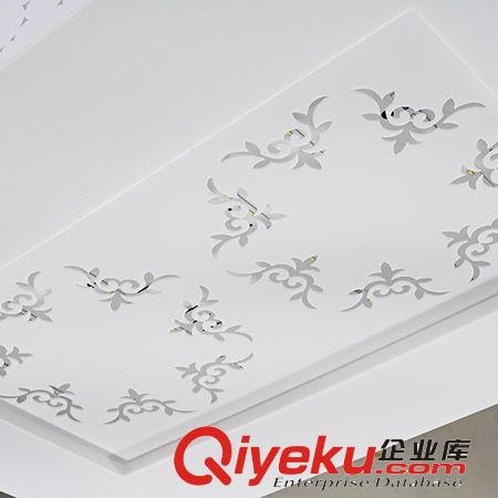 客廳燈 led吸頂燈客廳臥室書房燈具蘋果亞克力方形平板燈飾特價(jià)原始圖片2