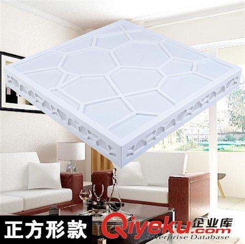 LED木藝燈 LED吸頂燈客廳燈現(xiàn)代簡(jiǎn)約臥室燈具餐廳藝術(shù)頂燈長(zhǎng)方形燈飾68W原始圖片3