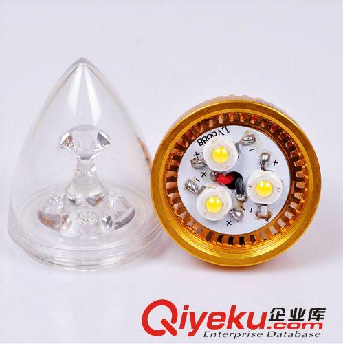 LED球泡燈 led尖泡蠟燭燈E14螺口3WLED燈泡 E27拉尾水晶燈專用LED節能燈