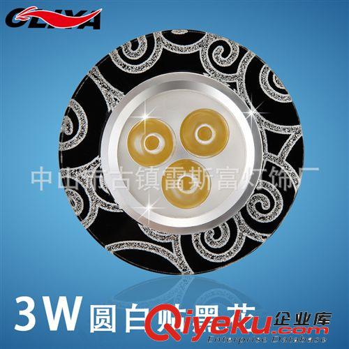 LED水晶射燈 廠家直銷水晶貼片射燈 LED水晶射燈 水晶過道燈 工程款天花燈原始圖片2