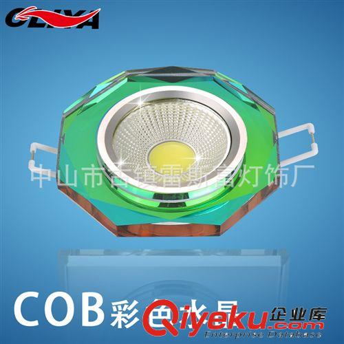 LED水晶射燈 廠家直銷水晶射燈 帶貼片LED天花燈 COB水晶射燈 背景墻射燈原始圖片2